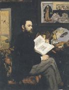 Edouard Manet Portrait d'Emile Zola (mk40) oil on canvas